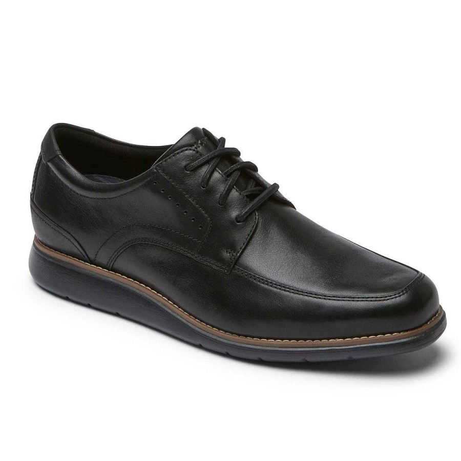 Homens Rockport | Avental Masculino Total Motion Craft Toe Oxford Preto