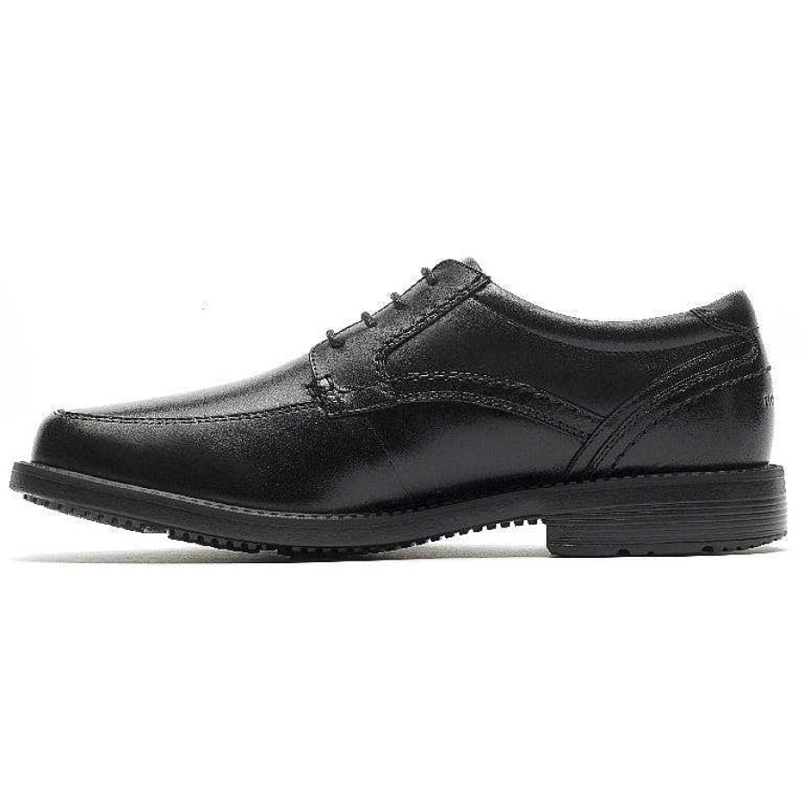 Homens Rockport | Avental Masculino Style Leader 2 Biqueira Oxford Preto