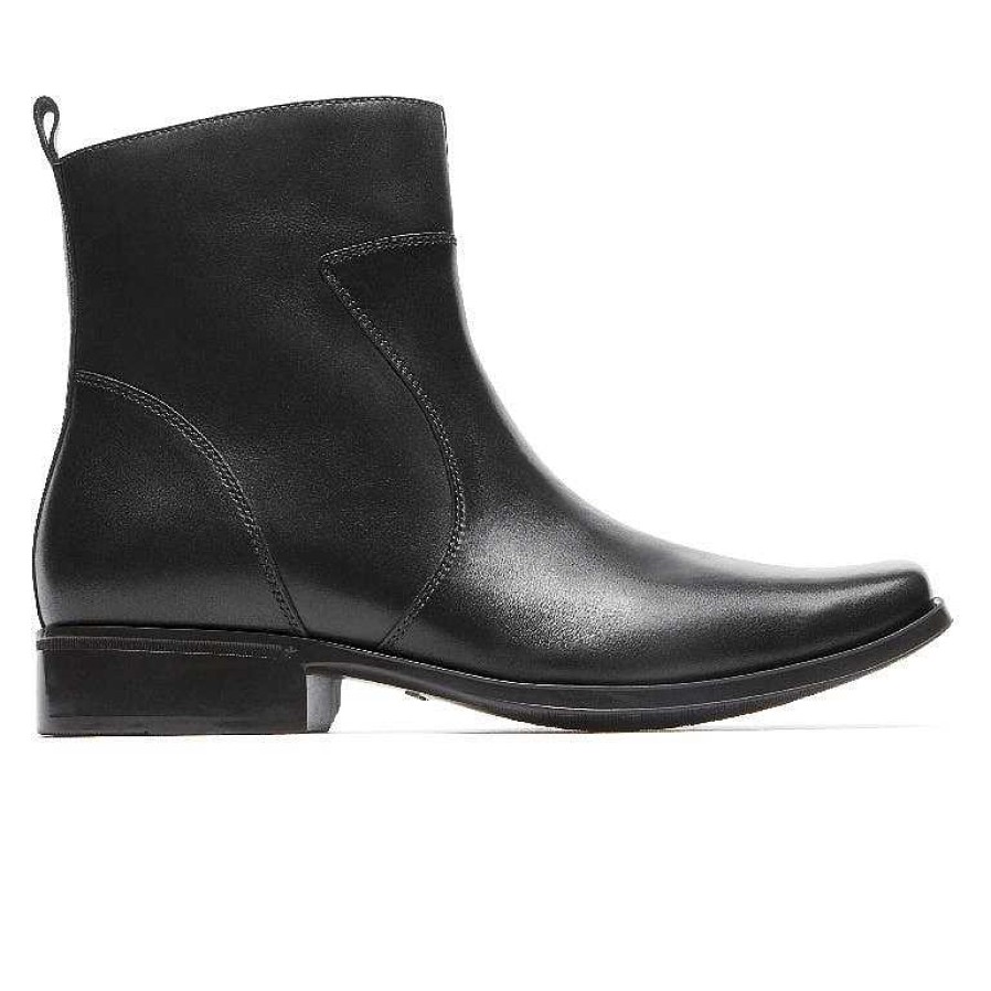 Homens Rockport | Bota Toloni Masculina de Alta Tendência Preto