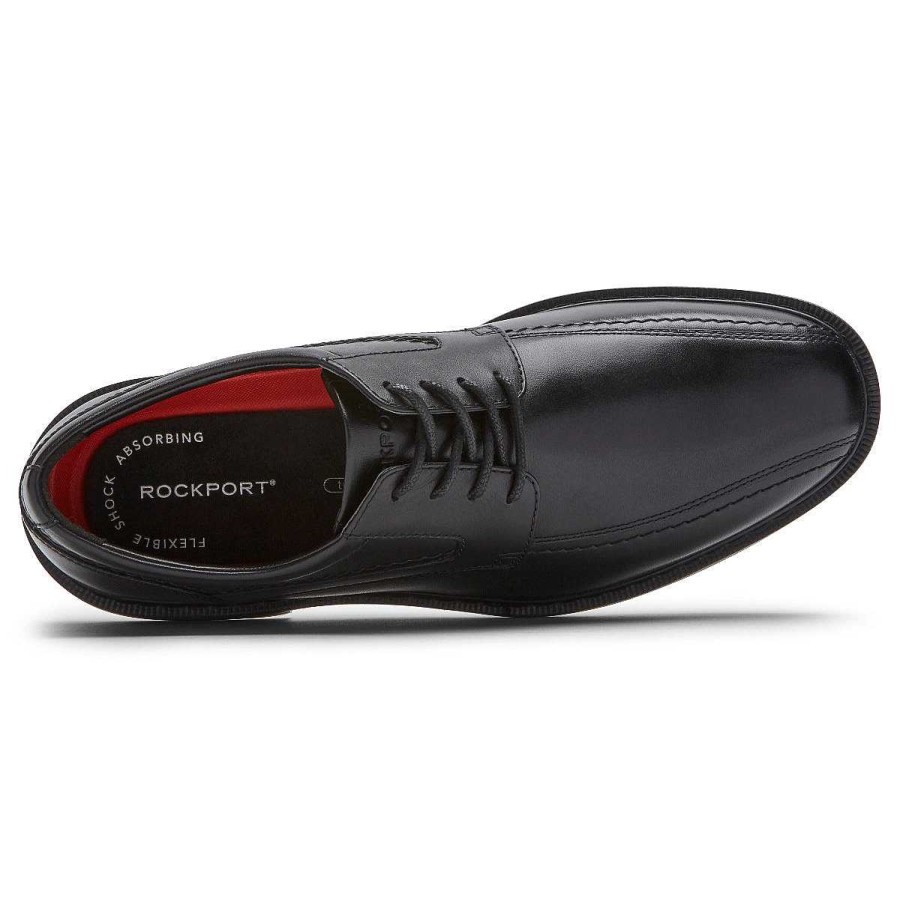 Homens Rockport | Biqueira de bicicleta masculina Parsons Oxford Preto