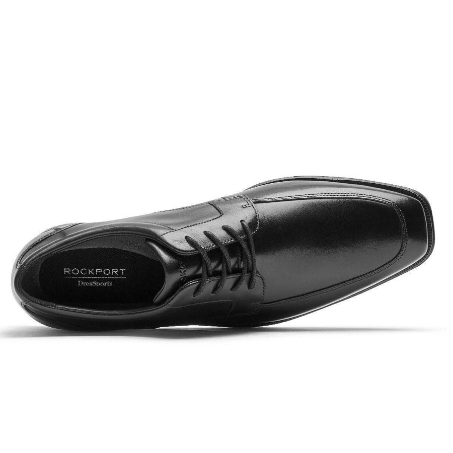 Homens Rockport | Avental de trabalho masculino Dressports Toe Oxford Preto